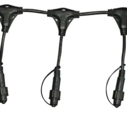 Cavo di distribuzione MK QuickFix con 6 uscite, nero, IP67 