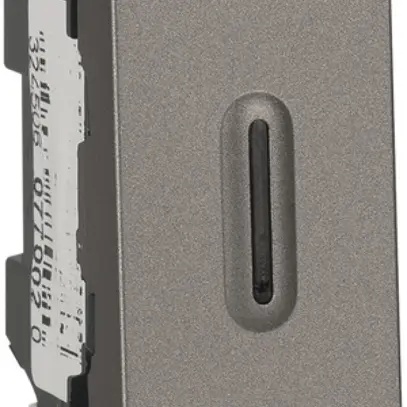 Interruttore a bilico lum. INS MOS 3/1L 20A magnesio 1mod. 