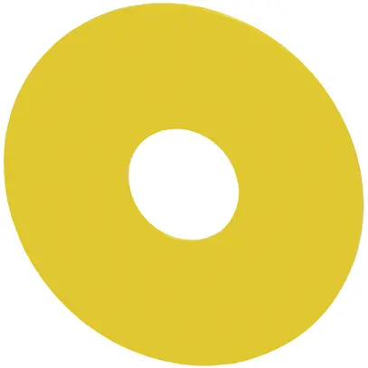 Targhetta rondella Siemens SIRIUS ACT per pulsante ARRESTO D'EMERGENZA giallo 