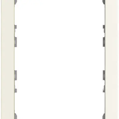 Cadre de recouvrement EDIZIOdue prestige pour KNX-Panel 7" aluminium blanc 