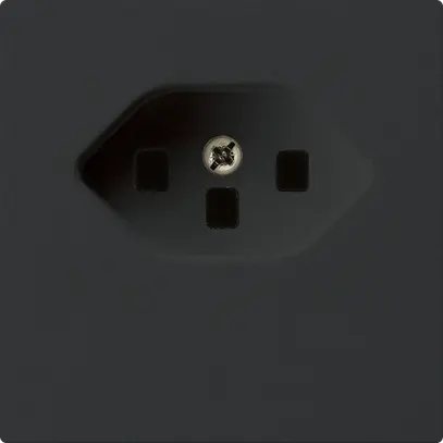 Prise ENC kallysto T23 noir bornes à vis 
