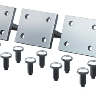 Plaque de montage Rittal SV 9666.740 raccord/listeau d.sectionnement Al 4pcs 