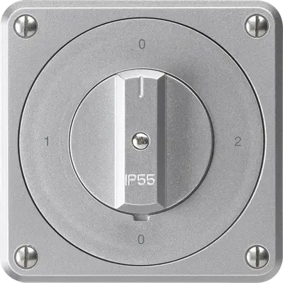 Interruttore rotativo INC robusto IP55 S2/1P alluminio per combinazione 