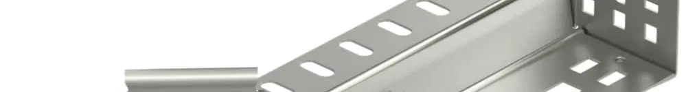 Pezzo di collegamento Bettermann con raccordo rapido 60×200mm, A2, 1.4301, 2B 