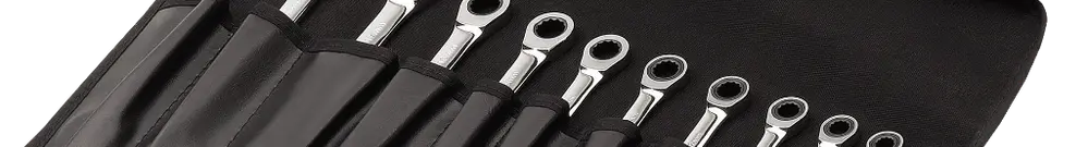 Knarren-Ring und Gabelschlüssel-Set 12 teilig 