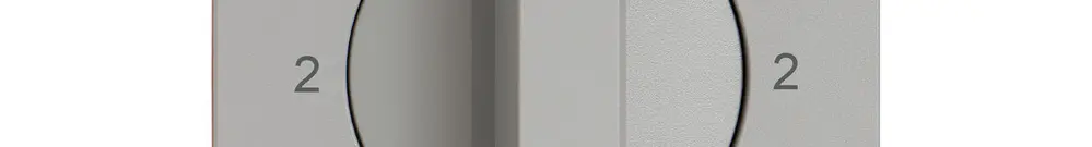Kit di montaggio EDIZIO.liv SNAPFIX® p.interr.rot.manop.2-1-2-1 grc 