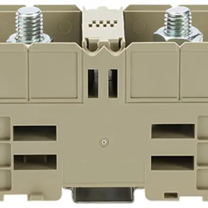 Durchgangs-Reihenklemme WAGO 10…185mm² 353A 1000V Bolzenanschluss 2×1 TH35 beige 