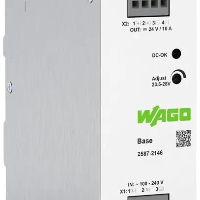 REG-Stromversorgung WAGO 90…264V 23…28V 10A 240W 