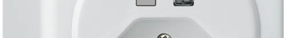 Presa di carica USB AP basico 18W PD 1×tipo A 1×tipo C tipo 23 bianco 