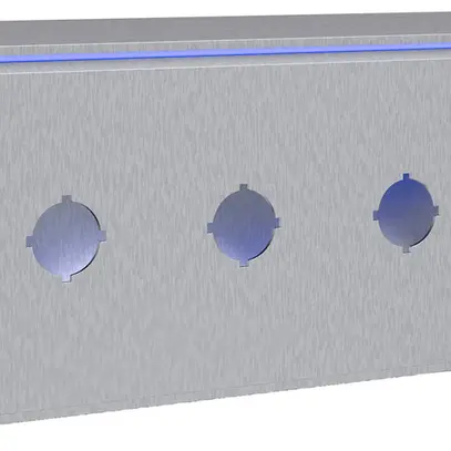 Scatola per montaggio sporgente Rittal HD 1684.600 4×22.5mmØ 100×280×90mm ac-af 