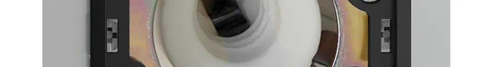 UP-Signallampe EDIZIOdue schwarz 7W ohne flache Kalotte 