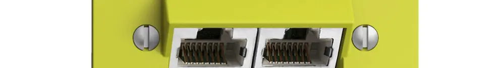 Presa INC 2×RJ45/s 8P sep. EDIZIOdue lemon ITplus 