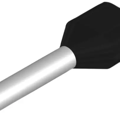 Embout de câble jumelé Weidmüller H isolé 2×1.5mm² 12mm noir DIN en vrac 