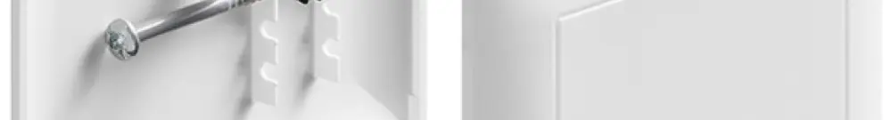 HSB Steckdeckel Mini EDIZIOdue 96×96mm weiss halogenfrei 