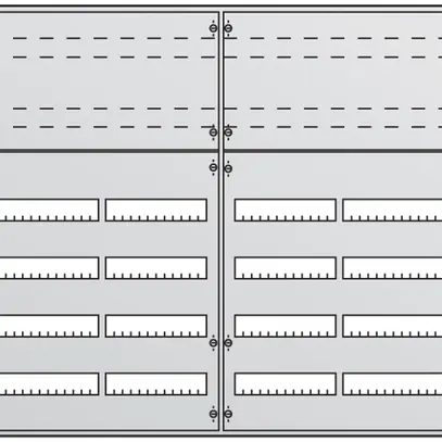 UP-Kleinverteil.ABB 6R/288PLE IP31 mit Türe 