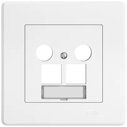 Kit di montaggio INC EDIZIO.liv EASYNET SNAPFIX® per presa multimedia bi 