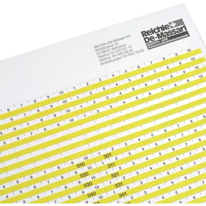 Striscia indicatrice R&M VS Modular 1…600 bianco 