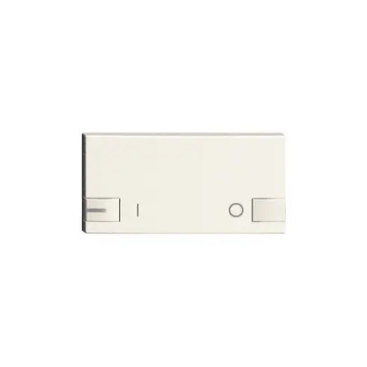 Touche 1/2, I-0, 1 LED ZEP blanc blanc 
