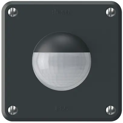 Détecteur de mouvement ENC Hager robusto IP55 C 3 fils noir 