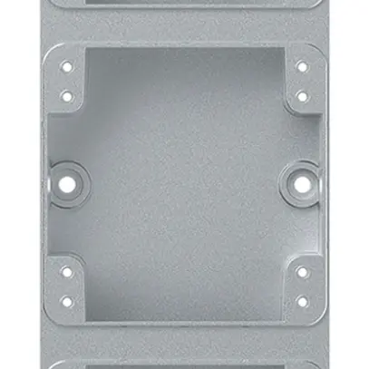 Intestazione AP Hager robusto 3×1 verticale 86×276mm alluminio 