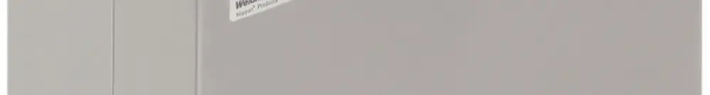Boîtier en polyester Weidmüller POK 400×250×160mm fibres de verre gris argenté 