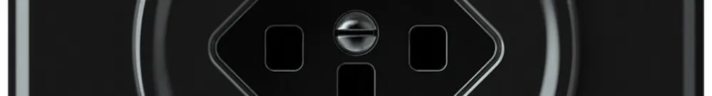 Presa INC origin 1×tipo 23 16A 230V 92×92mm nero 