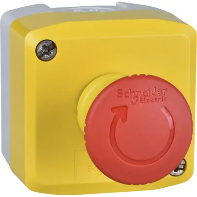 Tasto arresto emergenza AP Schneider Electric 1Ch/1R rosso 