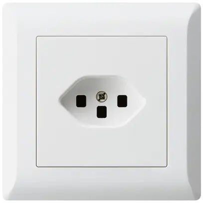 Prise ENC kallysto.line T23 blanc avec bornes enfichables 