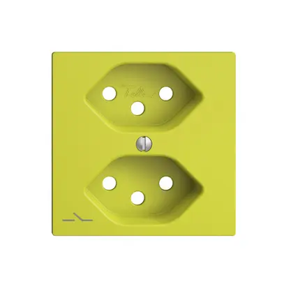 Placca frontale 2×T13,S EDIZIOdue lemon 
