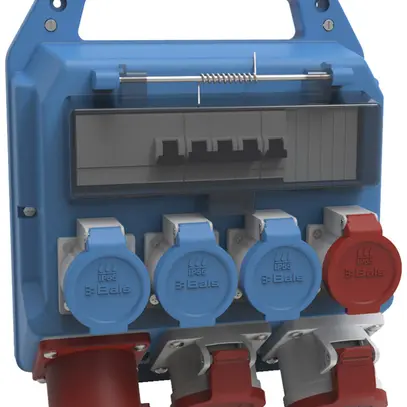 Distributore di corrente Bals EVKB 10/32A 3×T23 1×T25 1×CEE16 1×CEE32 1×FI 2×LS 