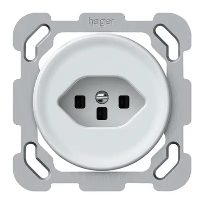 Presa INC origin 1×tipo 23 16A 230V 77×77mm bianco 