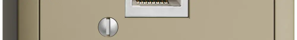Scatola AP 1×RJ45/s 8P EDIZIOdue sand R&M swissline 