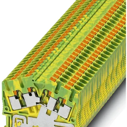 Morsetto di protezione 0.14…4mm² verde/giallo PTS 2.5-QUATTRO-PE 
