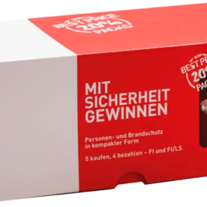 Fehlerstrom-/Leitungsschutzschalter Legrand C 4L 13A 30mA Typ A Auto 5Stk 