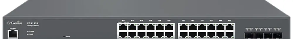 Cloud switch EnGenius ECS1528, managed, 24×1000T, 4×SFP 