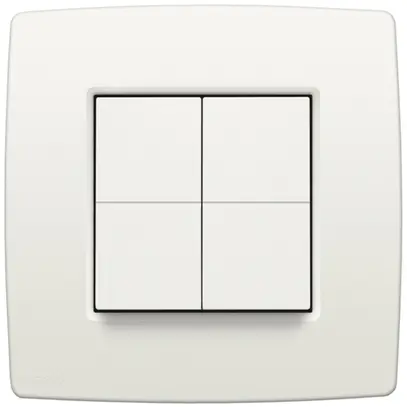 Variateur à poussoir AP Niko avec Bluetooth blanc 