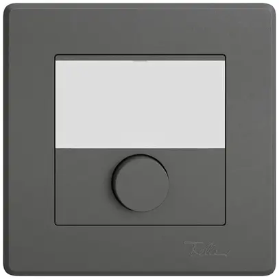 Tasto a pulsante di suoneria INC EDIZIO.liv SNAPFIX® 6A 250V targhetta nome grs 