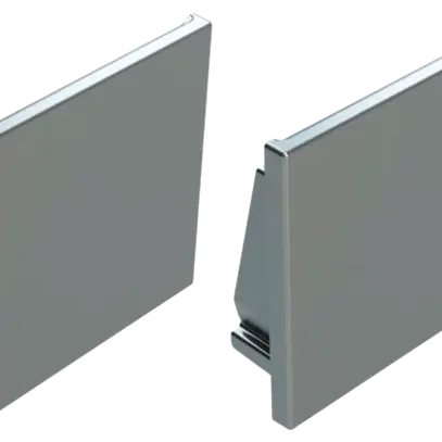luxKIT Endkappen 20 - 2x silber 