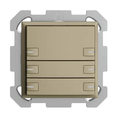 Pulsante KNX RGB INC EDUE, 250mW, c.LED RGB, 6×pulsante, com.1×tasto, sa 