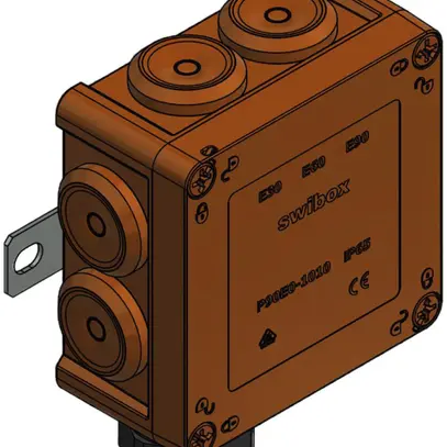 Scatola di derivazione AP Swibox P90E0 E30-E90 IP65 100×100×54mm 3×6/3×6mm² ar 