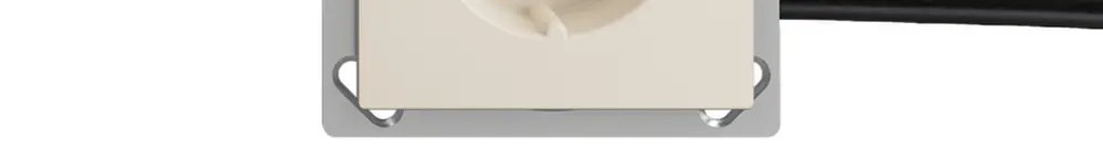 Presa INS EDIZIOdue T25 crema, per cavo piatto Technofil 