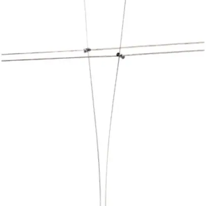 Lampada per corda SLV per TENSEO, GX5.3 35W IP20 cromo 
