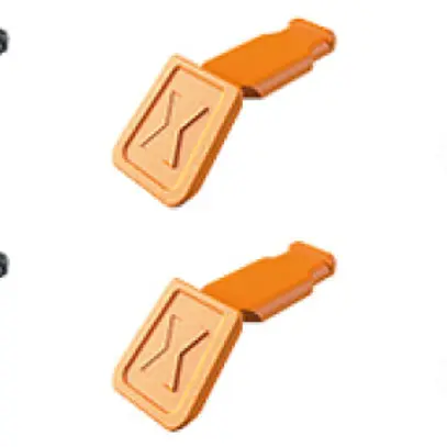 Clips KNIPEX ColorCode 10 pezzi i.miscela d.colo.2 per KNIPEXtend e Comfort 21mm 