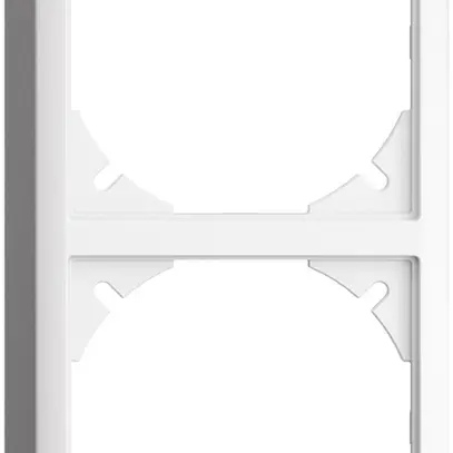Capot EDIZIOdue 39mm I-I blanc pour combinaison vertical/horizontal 