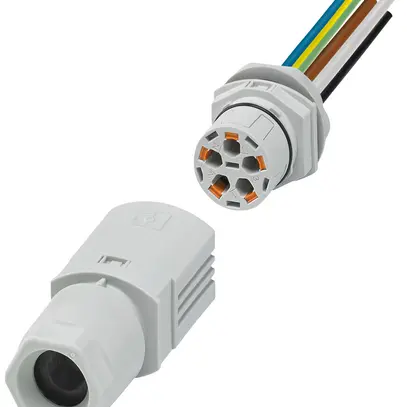 Wanddurchführung PX IPD WD Feldstecker 5P 16A 450V M25 lgu IP66 0.5m 