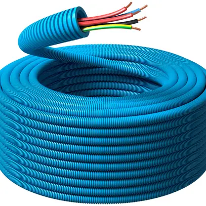 Tubo d'installazione precabl. KRFWG PM M20 bl H07V-U 5×1.5mm² ro/ro/vi/bi/ve-gi 