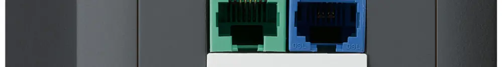 AP-Dose DSL kallysto 2×RJ45 anthrazit 