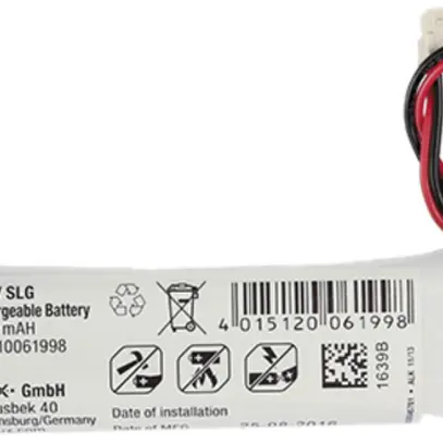 Accu ESYLUX per SLE/SLF NiMH, 4.8V/1600mAh, 100×30×13mm 