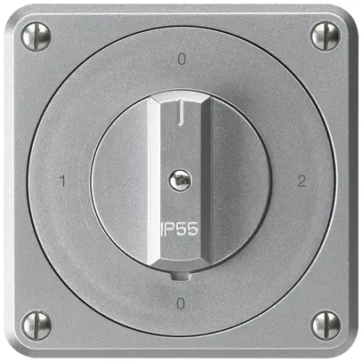 Interruttore rotativo INC robusto IP55 S2/1P alluminio per combinazione 