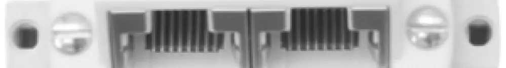 Scatola di raccordo INC P 2×RJ45 sep.bi 